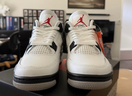 Retro 4 white cement