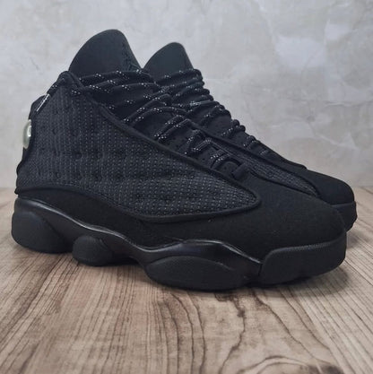 Retro 13 black cat
