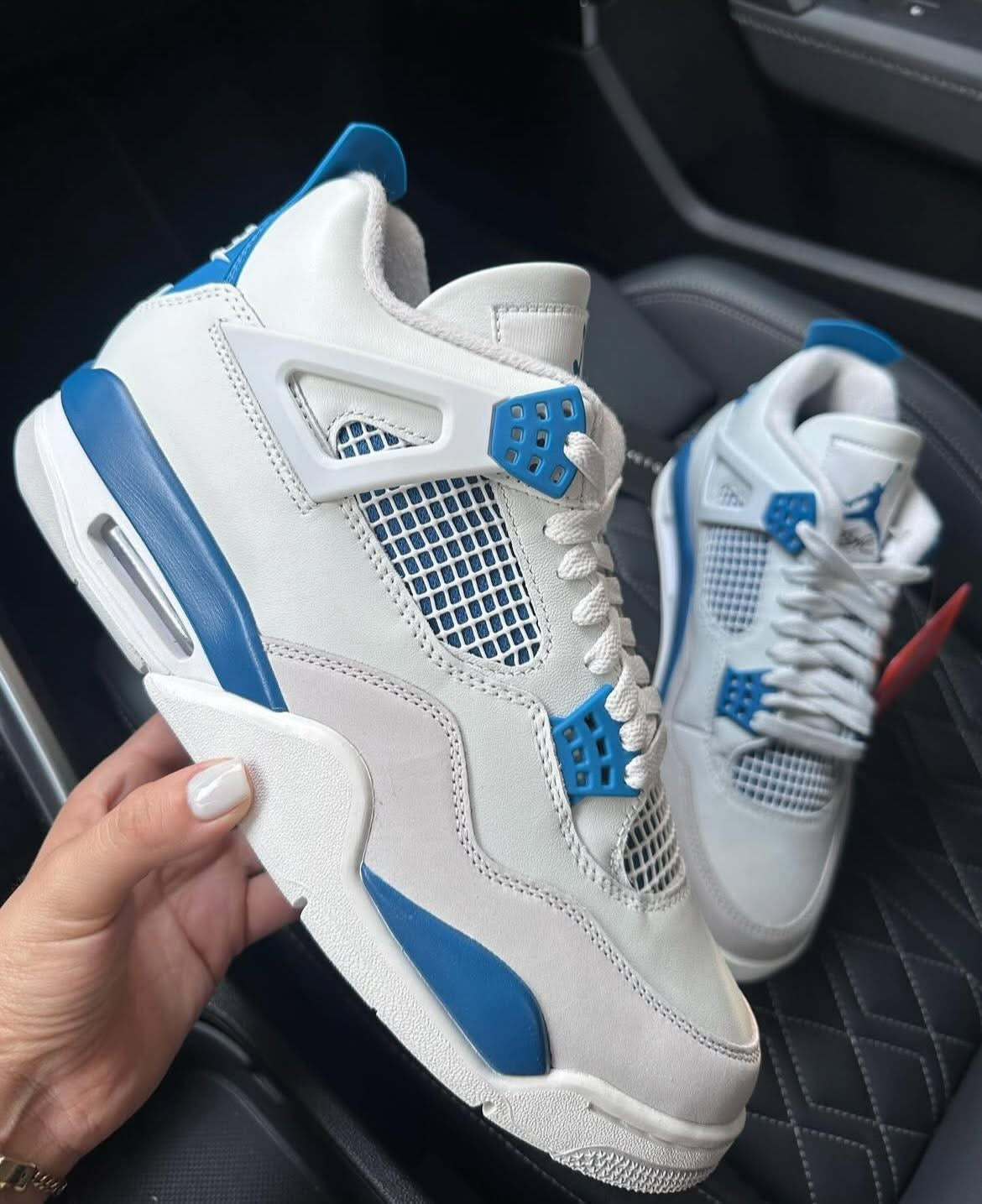 Retro 4 military blue