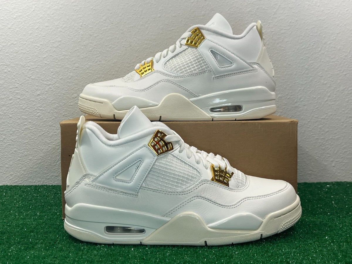 Retro 4 metallic gold