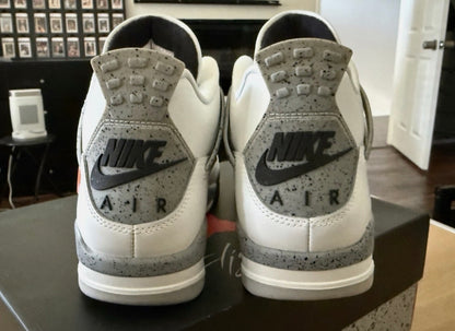 Retro 4 white cement