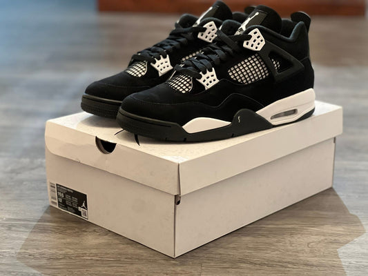 Retro 4 thunder white