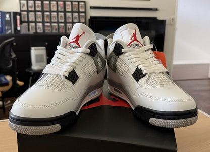 Retro 4 white cement